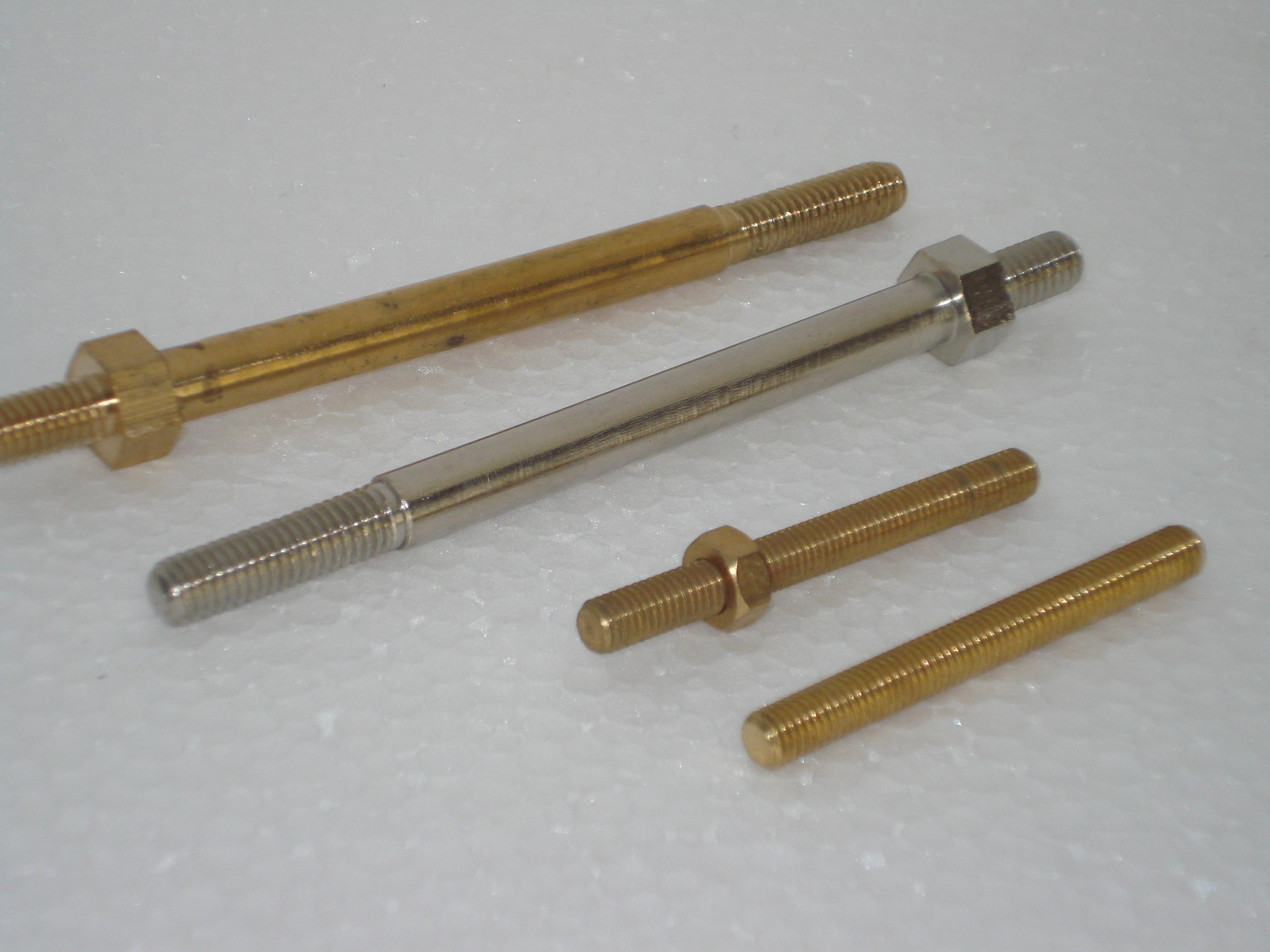 Manufacturers Exporters and Wholesale Suppliers of BRASS THREADED STUD Jamnagar Gujarat